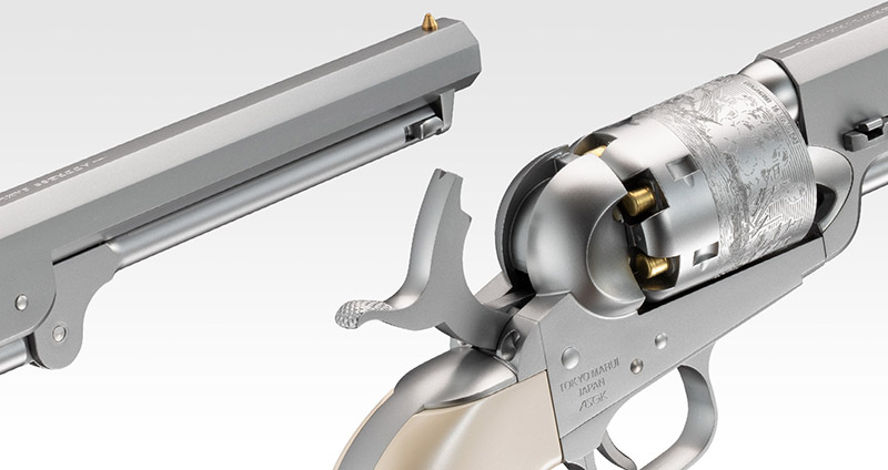Tokyo Marui M1851 NAVY Air Revolver Pro Silver Model 05