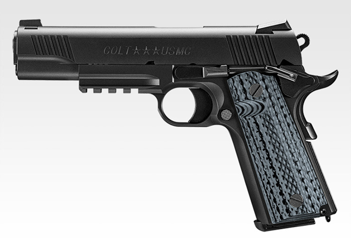 Tokyo Marui M45A1 Black Gas Blowback Pistol 02