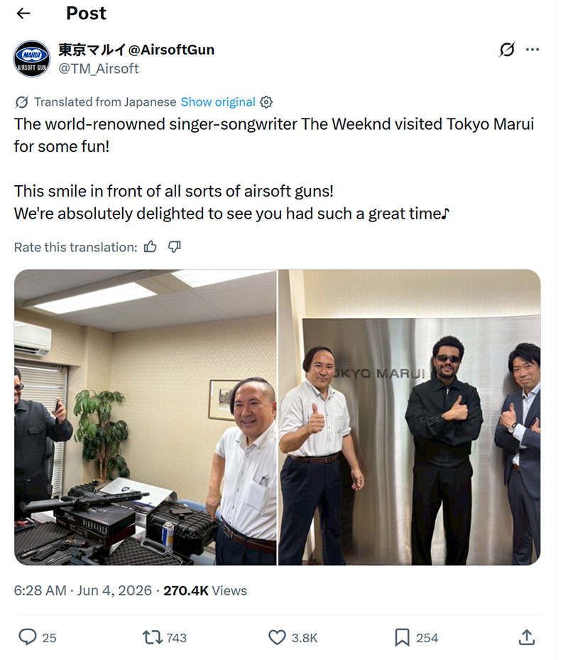 Tokyo Marui The Weeknd 02