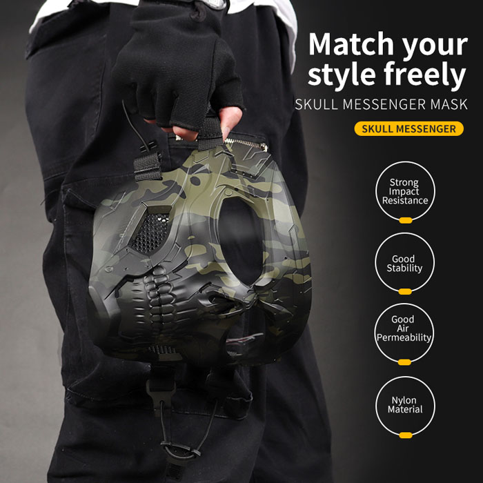 New Skull Messenger Mask From WoSport Popular Airsoft To The Airsoft World