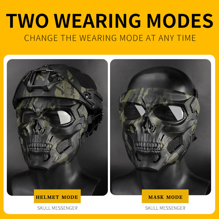 New Skull Messenger Mask From WoSport Popular Airsoft To The Airsoft World