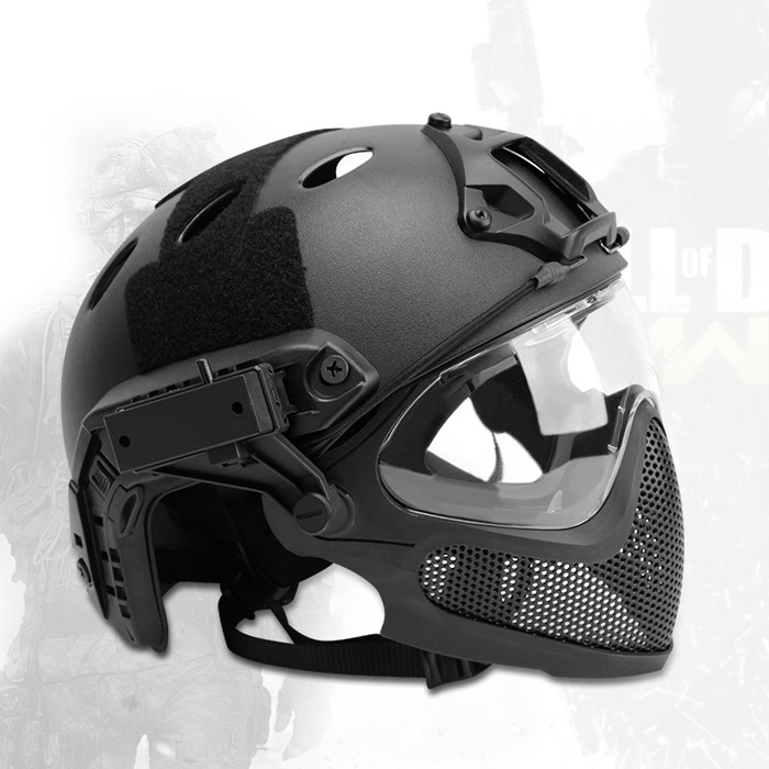 WoSport Pilot Helmet Upgraded Steel Mesh 02