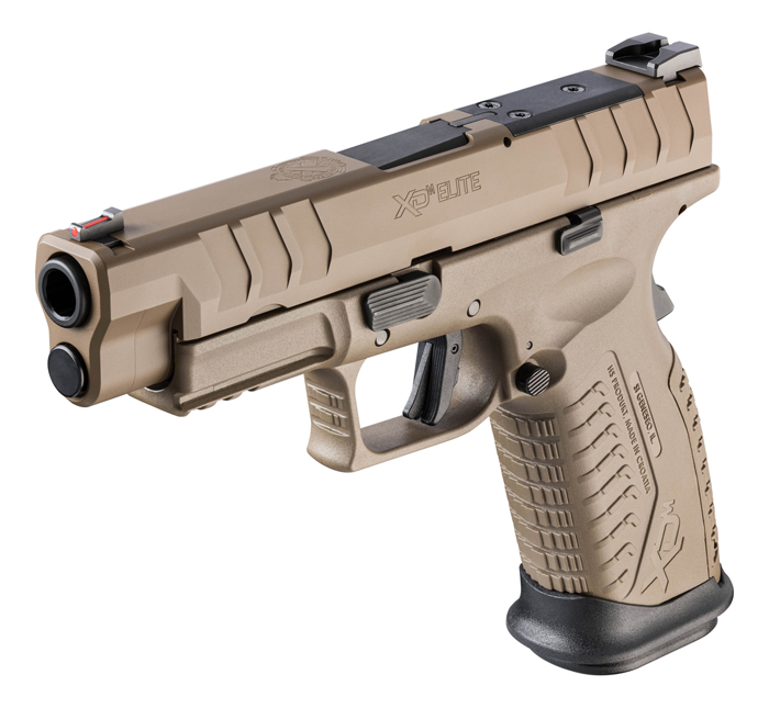 Springfield 4.5″ Desert FDE XD-M Elite 10mm OSP Handgun 03